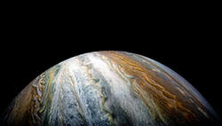 Photo of the planet Jupiter